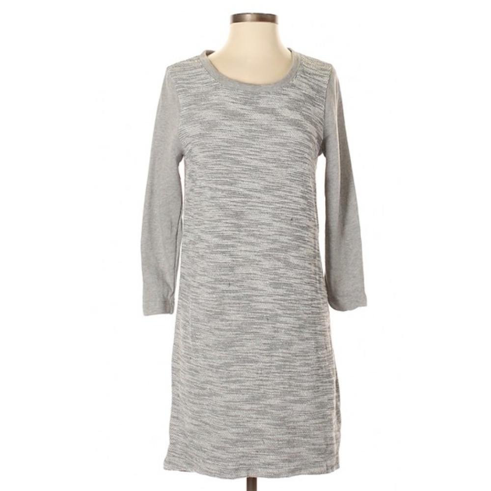 GAP marled “tweed” hi-low dress